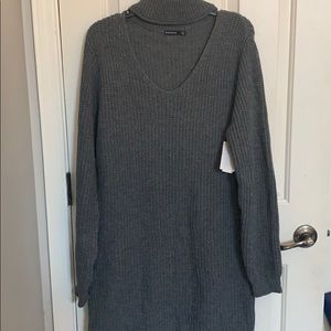 New Solutions long sleeve sweater dress